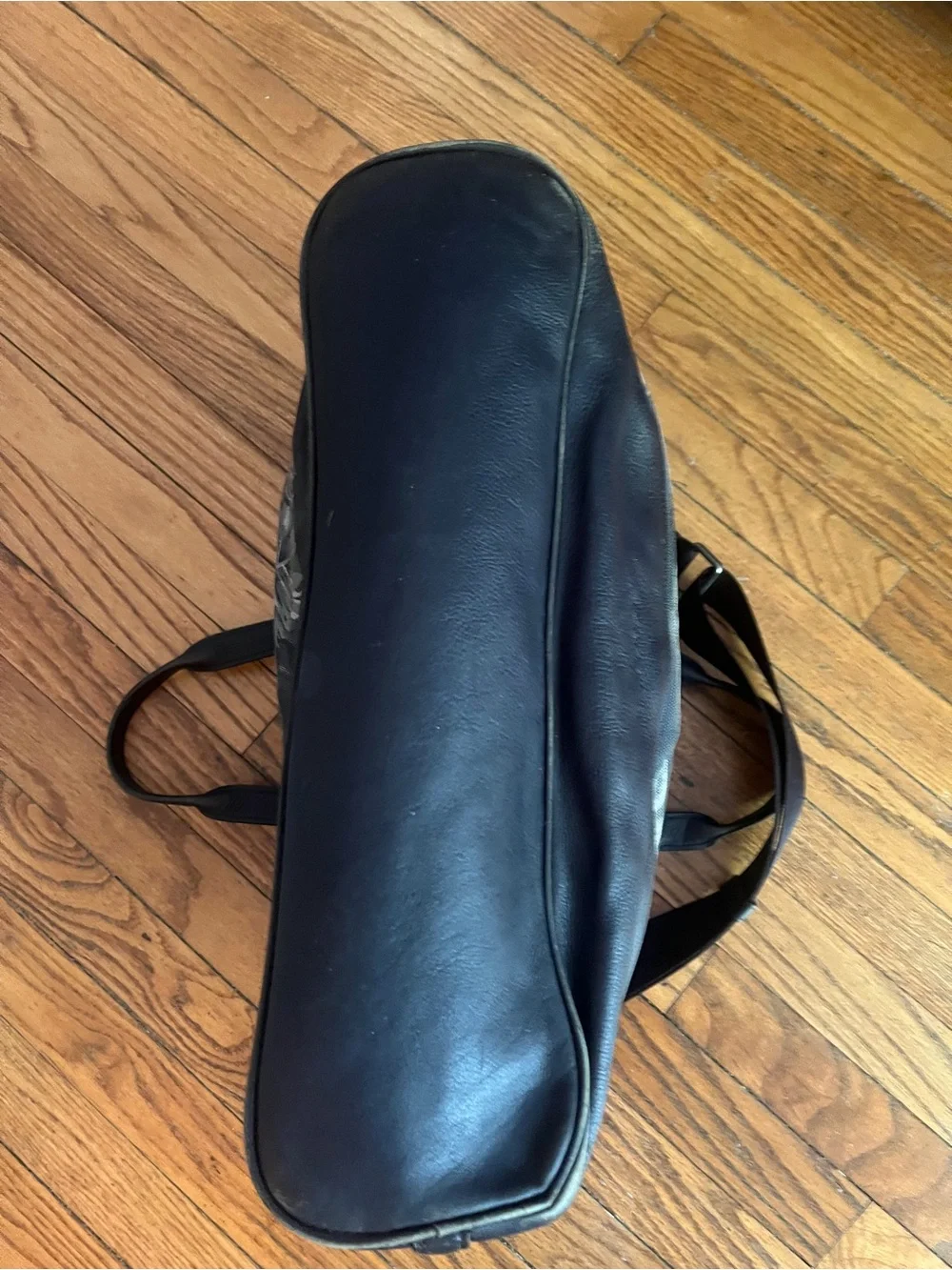 Coach leather and canvas tote